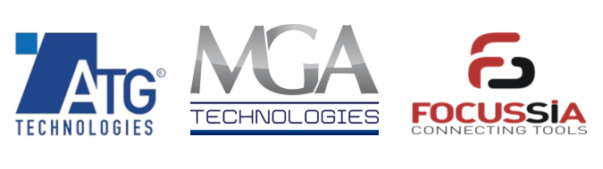 Logos du groupe MGA Technologies